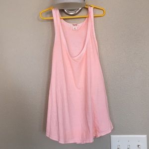 Loose fitting pinky orange tank top